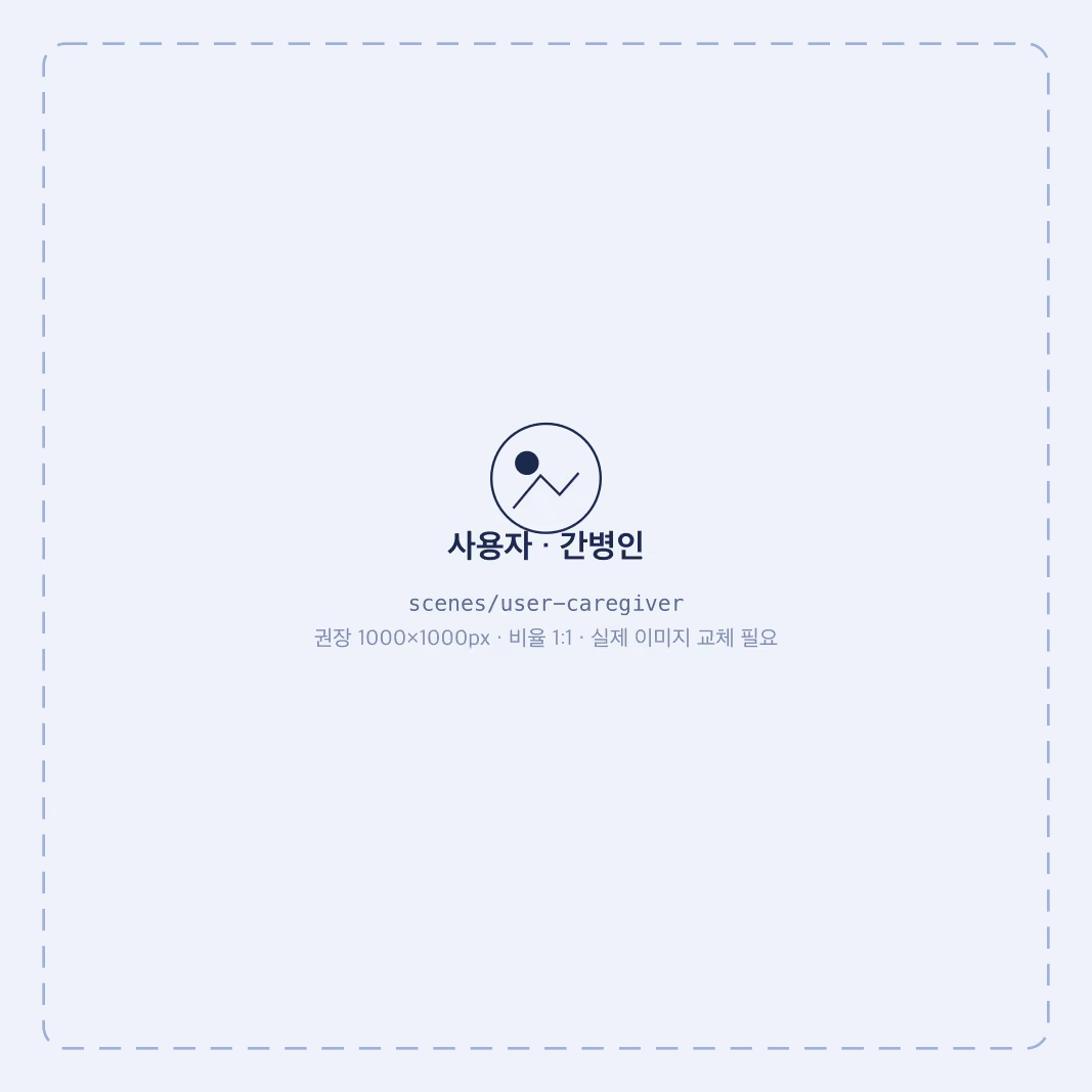 GOWNLY 사용 대상 - 간병인